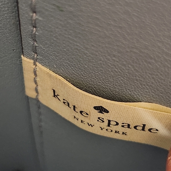 KATE SPADE Putnam Drive Nelle Leather Tote, Teal Blue, Women's OS - Picture 6 of 10